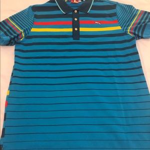 Men’s Stripped Drifit Puma polo shirt